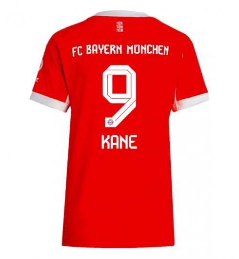 Bayern Munich Harry Kane #9 Domácí Dres pro Dámské 2025-26 Krátký Rukáv Bayern Munich Harry Kane #9 Domácí Dres pro Dámské 2025-26 Krátký Rukáv